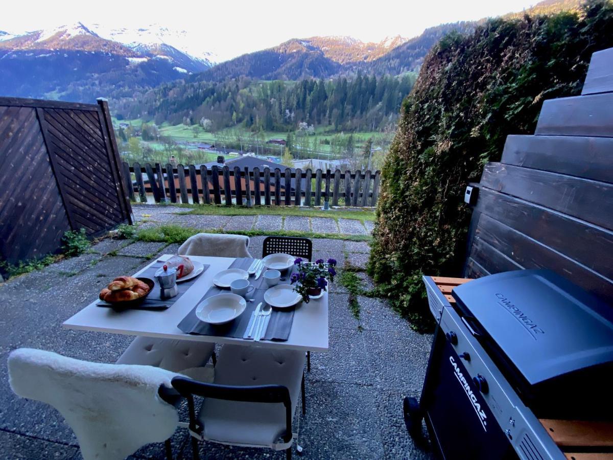 Cosy Studio In The Mountains Leilighet Le Châble Eksteriør bilde
